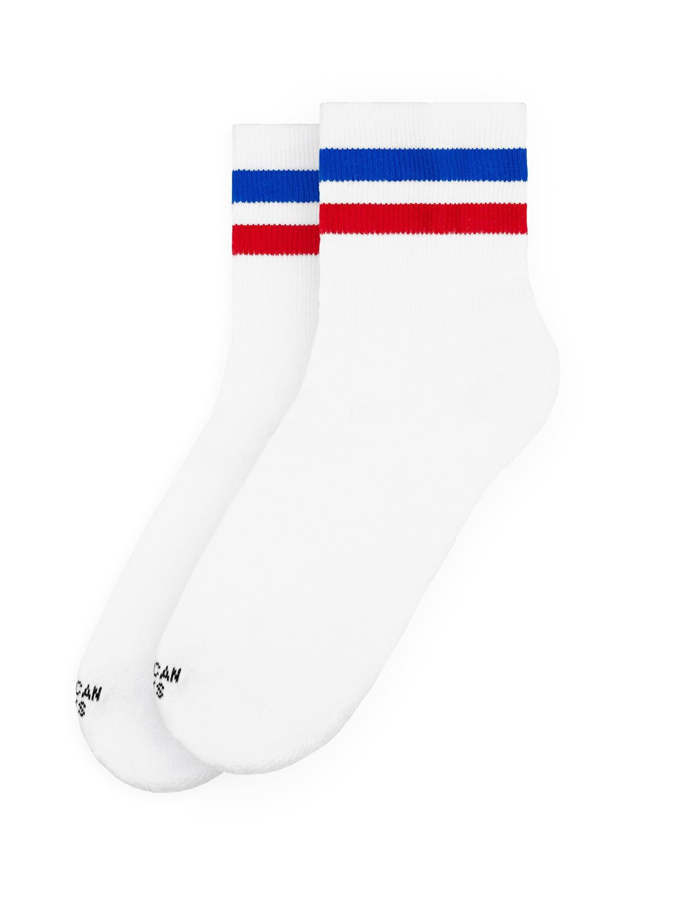American Socks Socks 'American Pride' in White: front