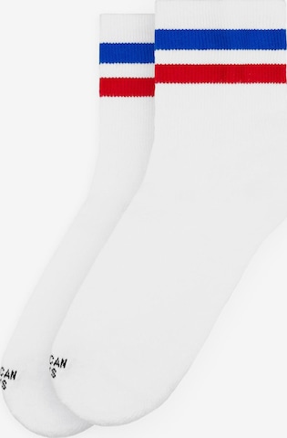 Chaussettes 'American Pride' American Socks en blanc : devant