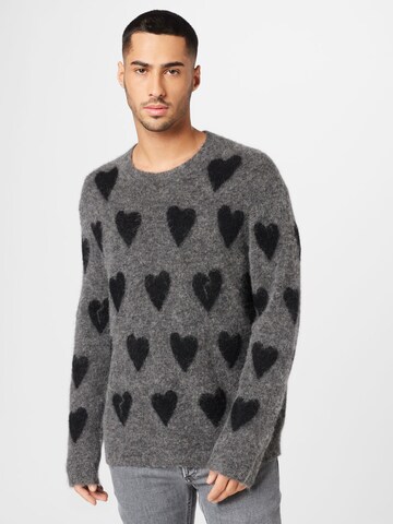 AllSaints Sweater 'AMORE' in Grey: front