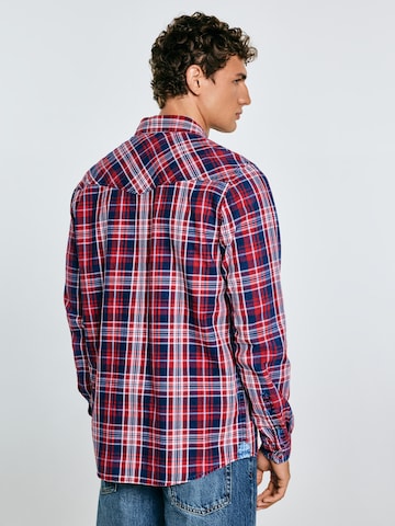 BIG STAR Comfort fit Overhemd ' RETINEZI ' in Rood