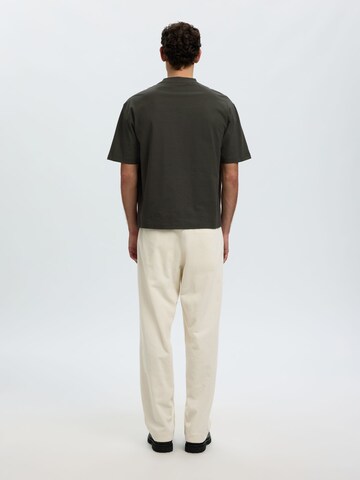 SELECTED - Camiseta en marrón