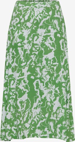 ICHI Skirt in Green: front