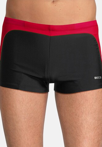 BECO the world of aquasports Swim Trunks 'Side Flash' in Red