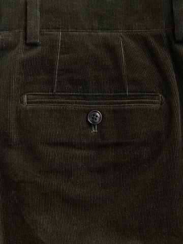 Next Loosefit Bandplooibroek in Groen