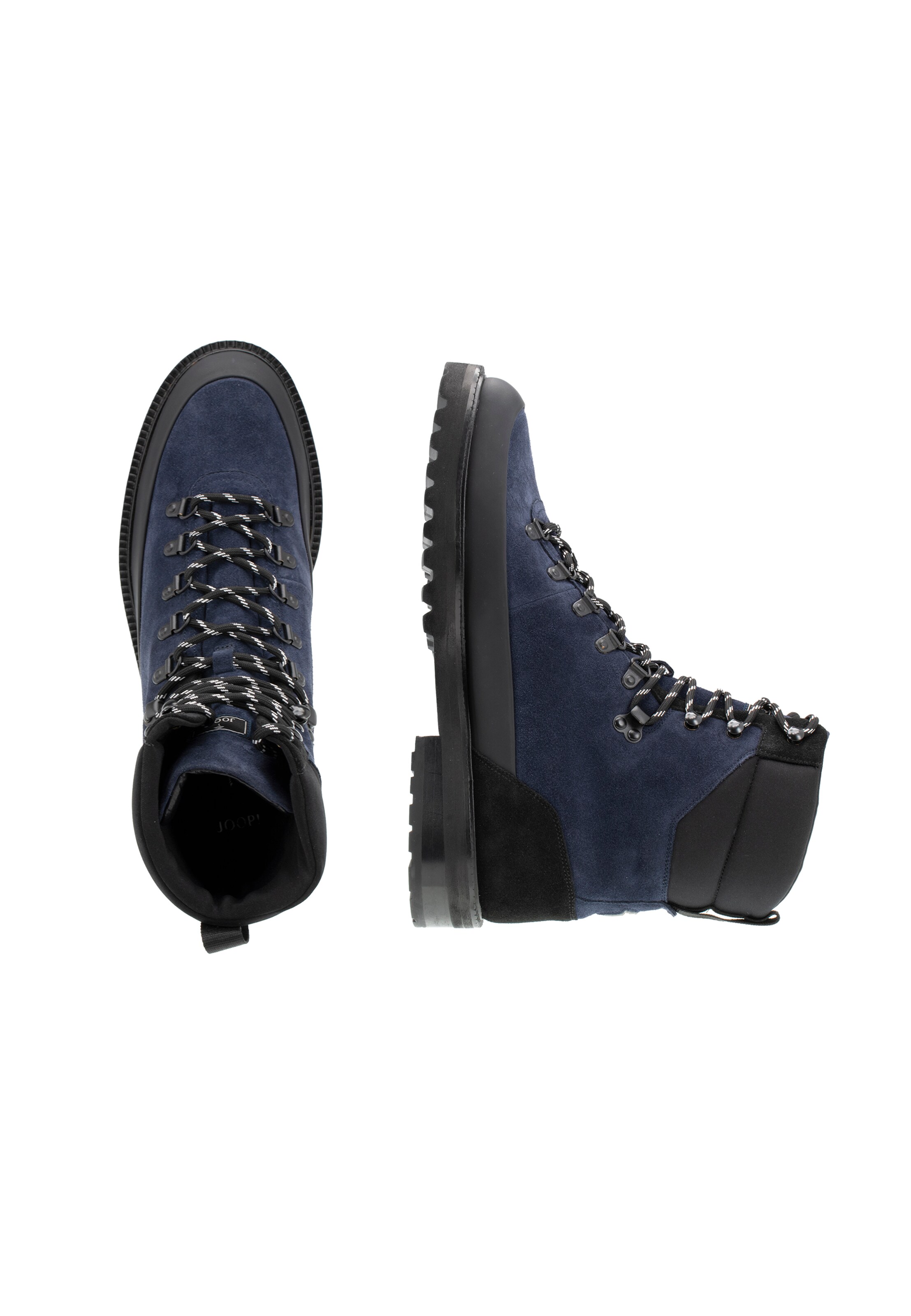 JOOP! - Botas con cordones 'Velluto Hektor' en azul