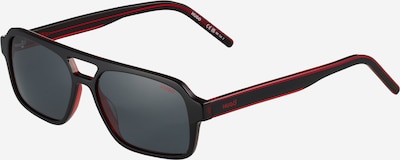 HUGO Red Lunettes de soleil '1241/S' en rouge feu / noir, Vue avec produit