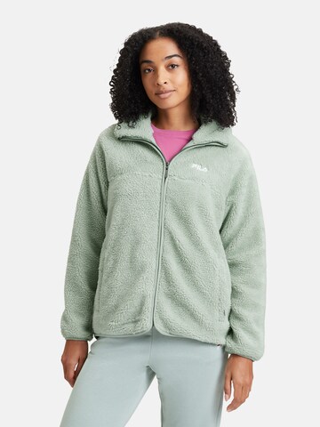 FILA Fleece jacket in Green: front