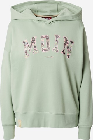 Derbe Sweatshirt in Green: front