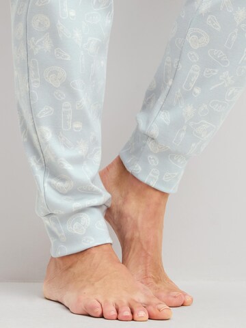 CALIDA Pyjamabroek 'Alpine M&M' in Blauw
