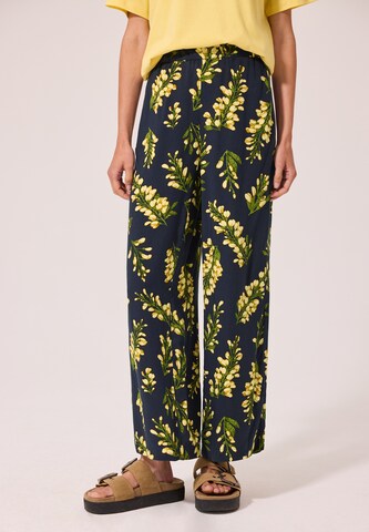 Street One Studio Loosefit Mid Waist Culotte mit floralem Print in Gelb