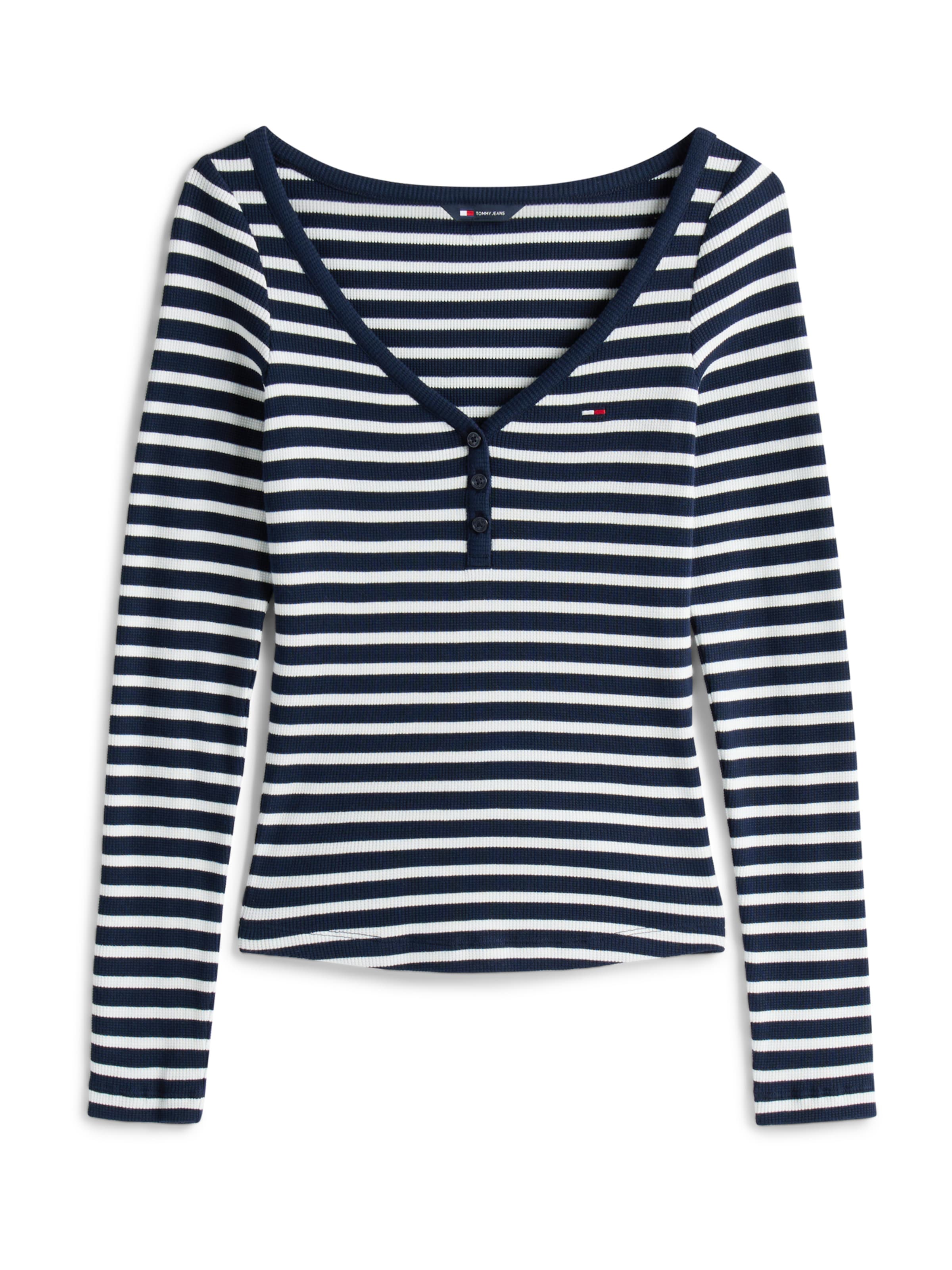 Tommy Jeans Shirt in Blauw: voorkant