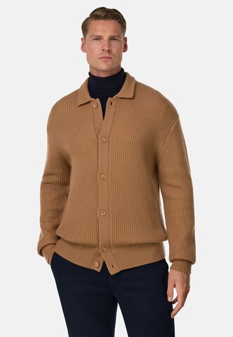 Pull-over Boggi Milano en marron : devant