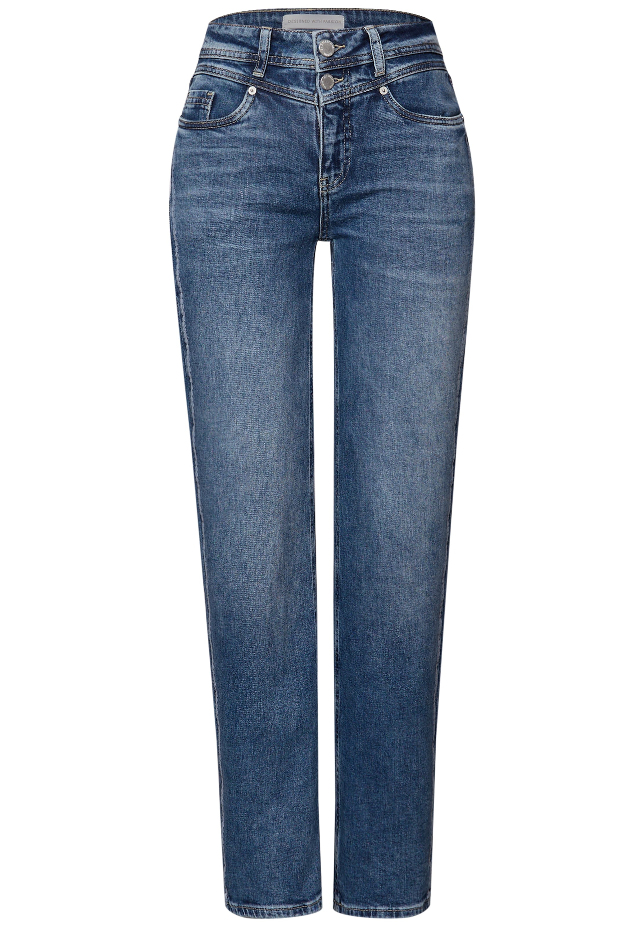 STREET ONE Regular Jeans in Blue: front