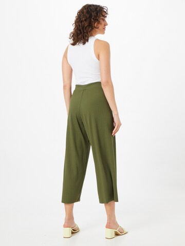 Wide leg Pantaloni di TOM TAILOR DENIM in verde