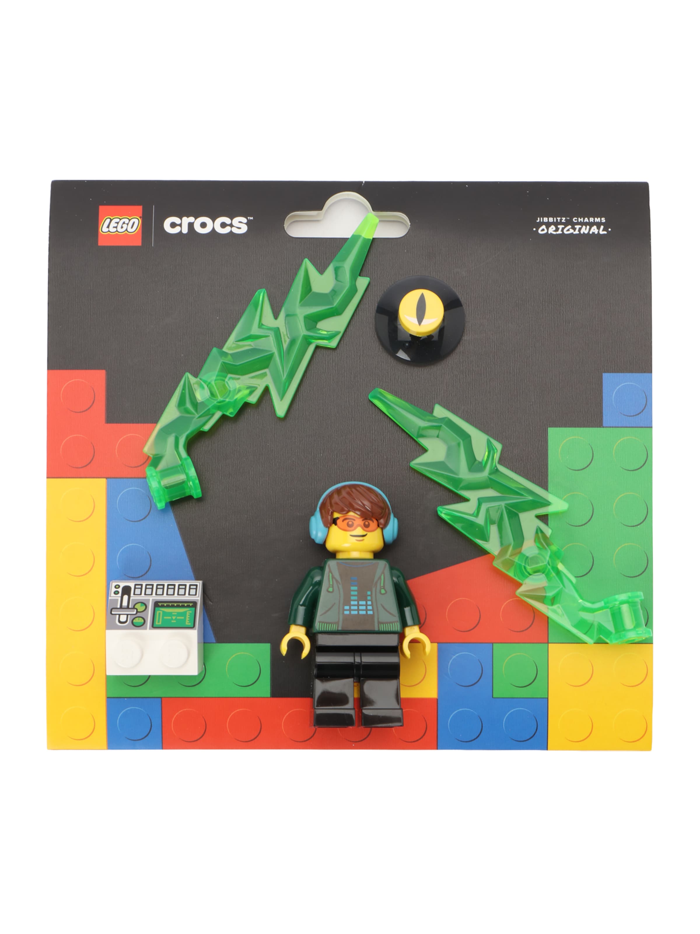 Crocs Cipőkiegészítők '4LW Gaming' - zöld: elől