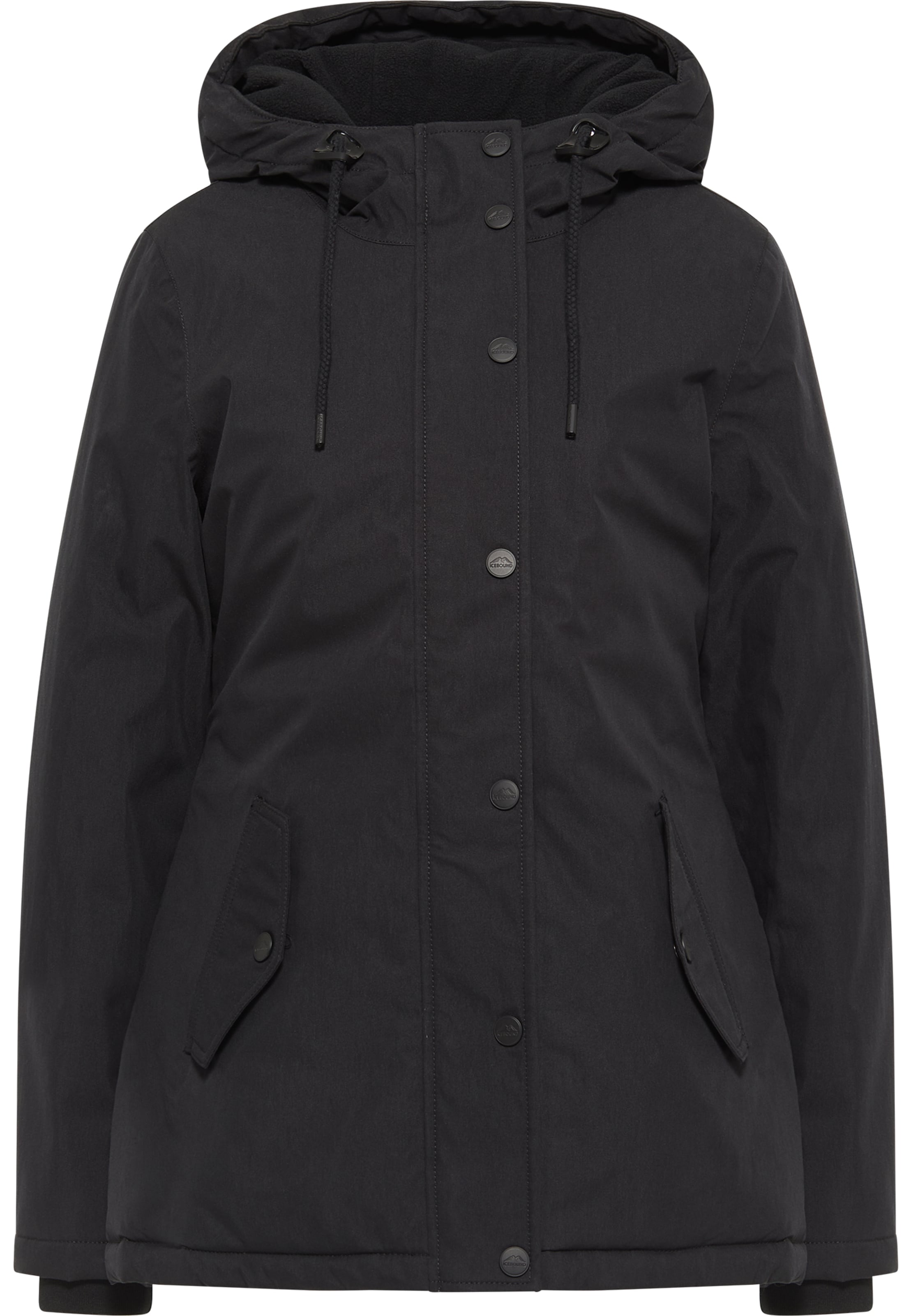 ICEBOUND Funktionsjacke in Schwarz: Vorderseite