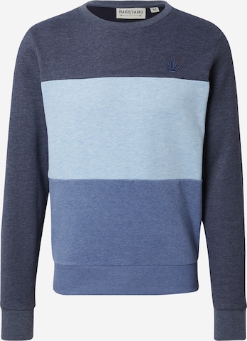 Sweat-shirt naketano en bleu : devant