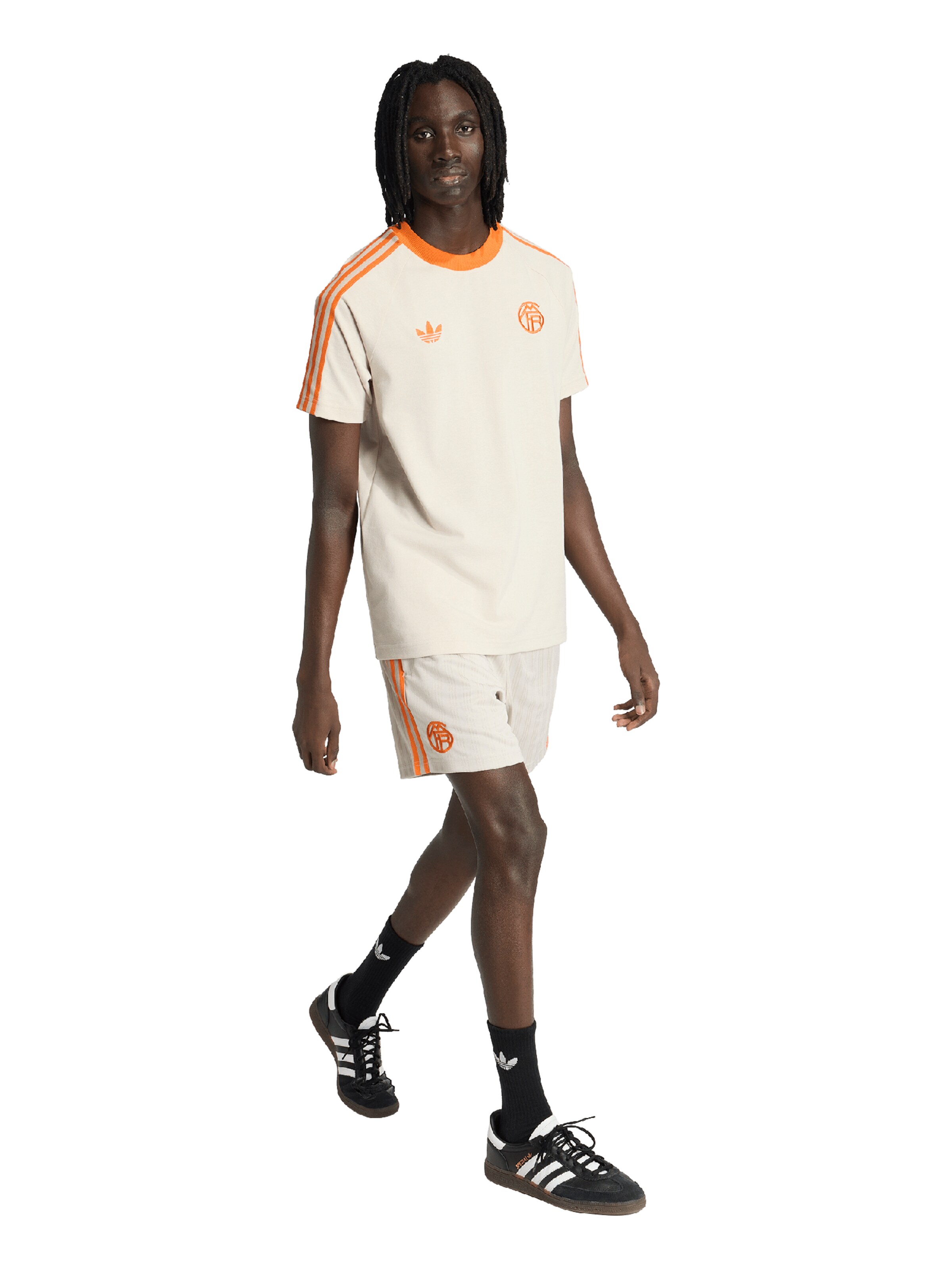 ruda ADIDAS PERFORMANCE Standartinis Sportinės kelnės 'FCB OG'