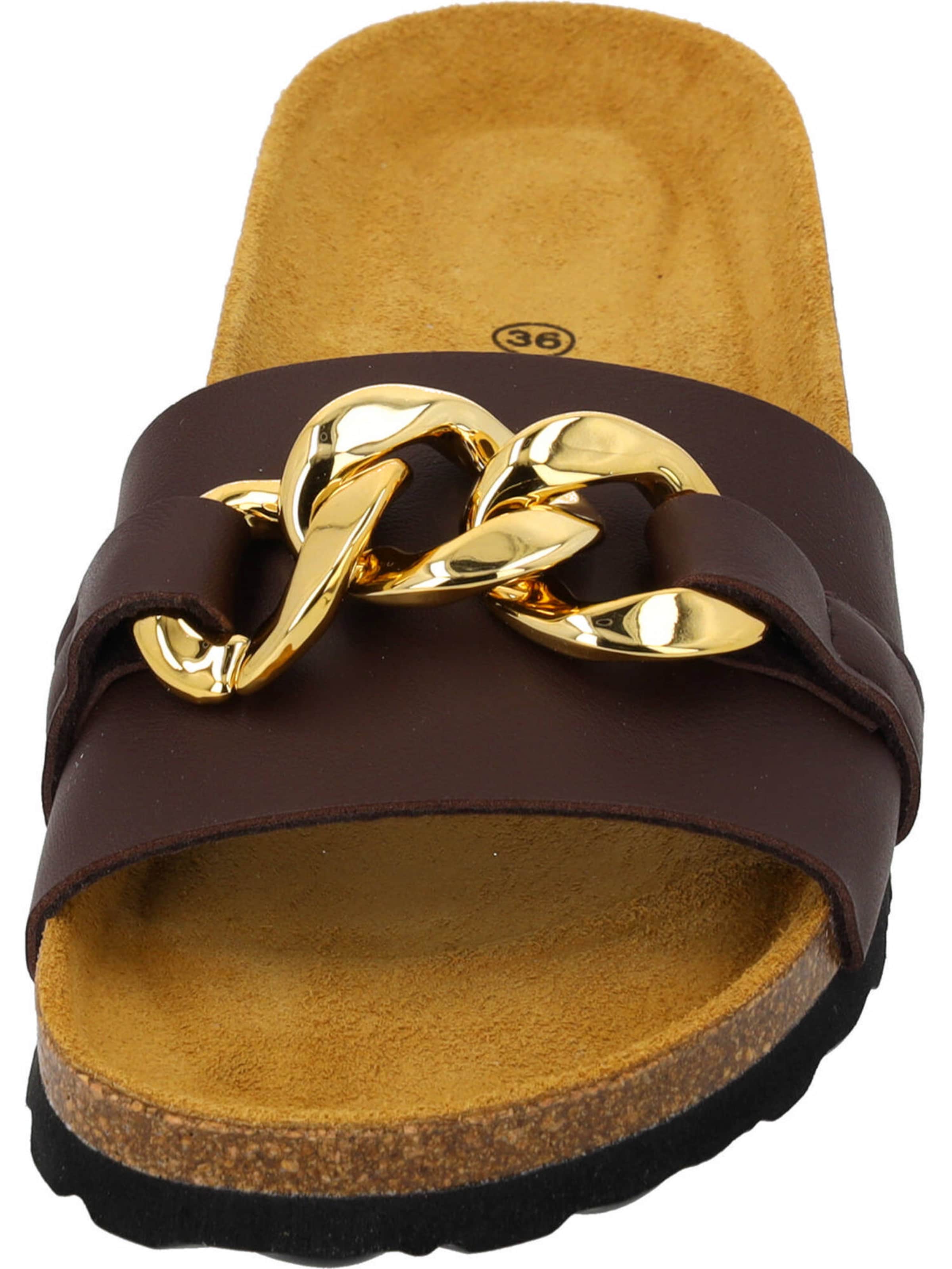 PaladoNatikače s potpeticom 'Gozo' - smeđa boja