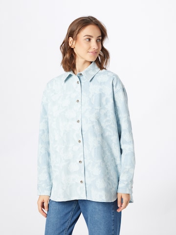Won Hundred Blouse in Blauw: voorkant