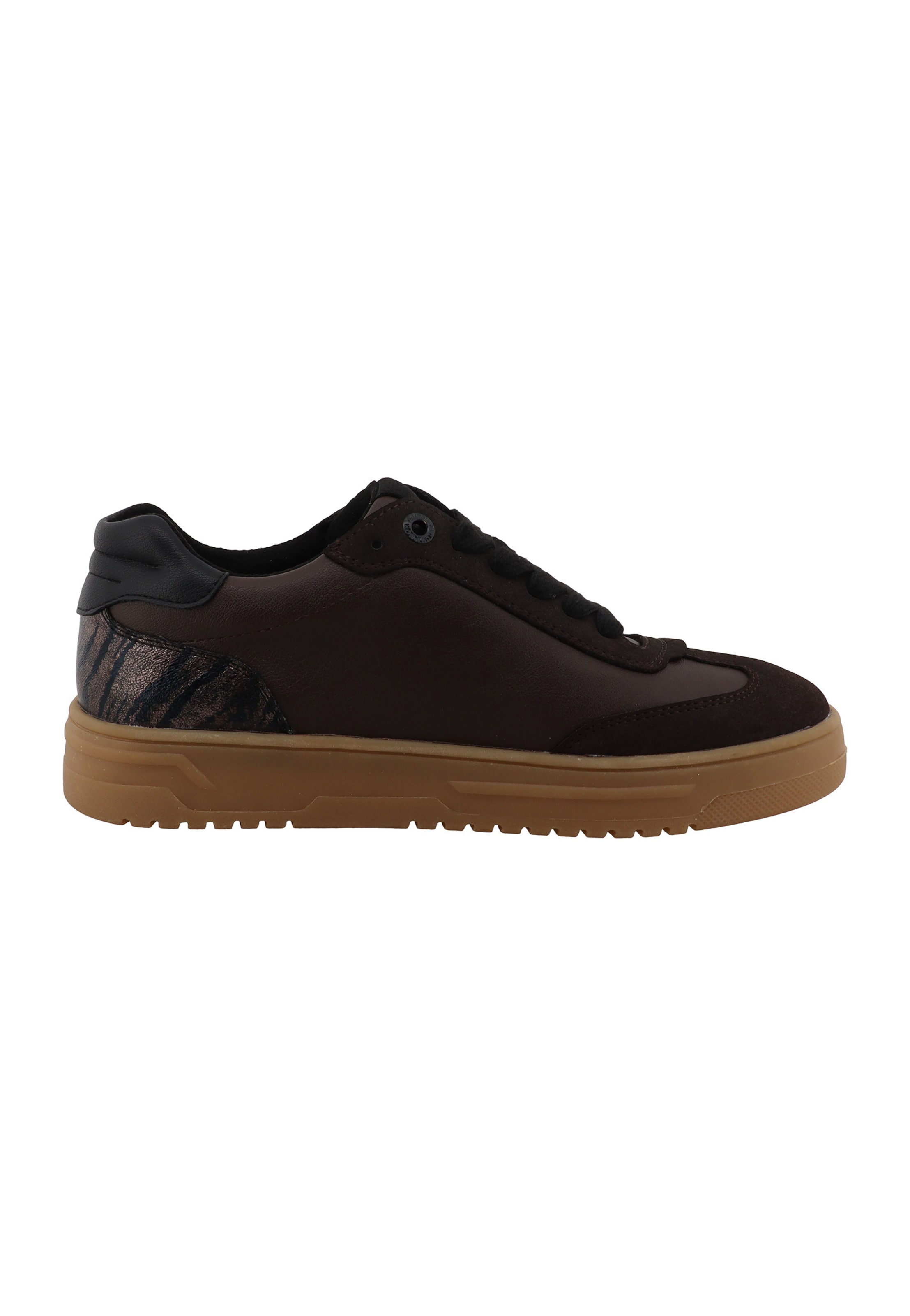 Baskets basses TOM TAILOR en marron : devant