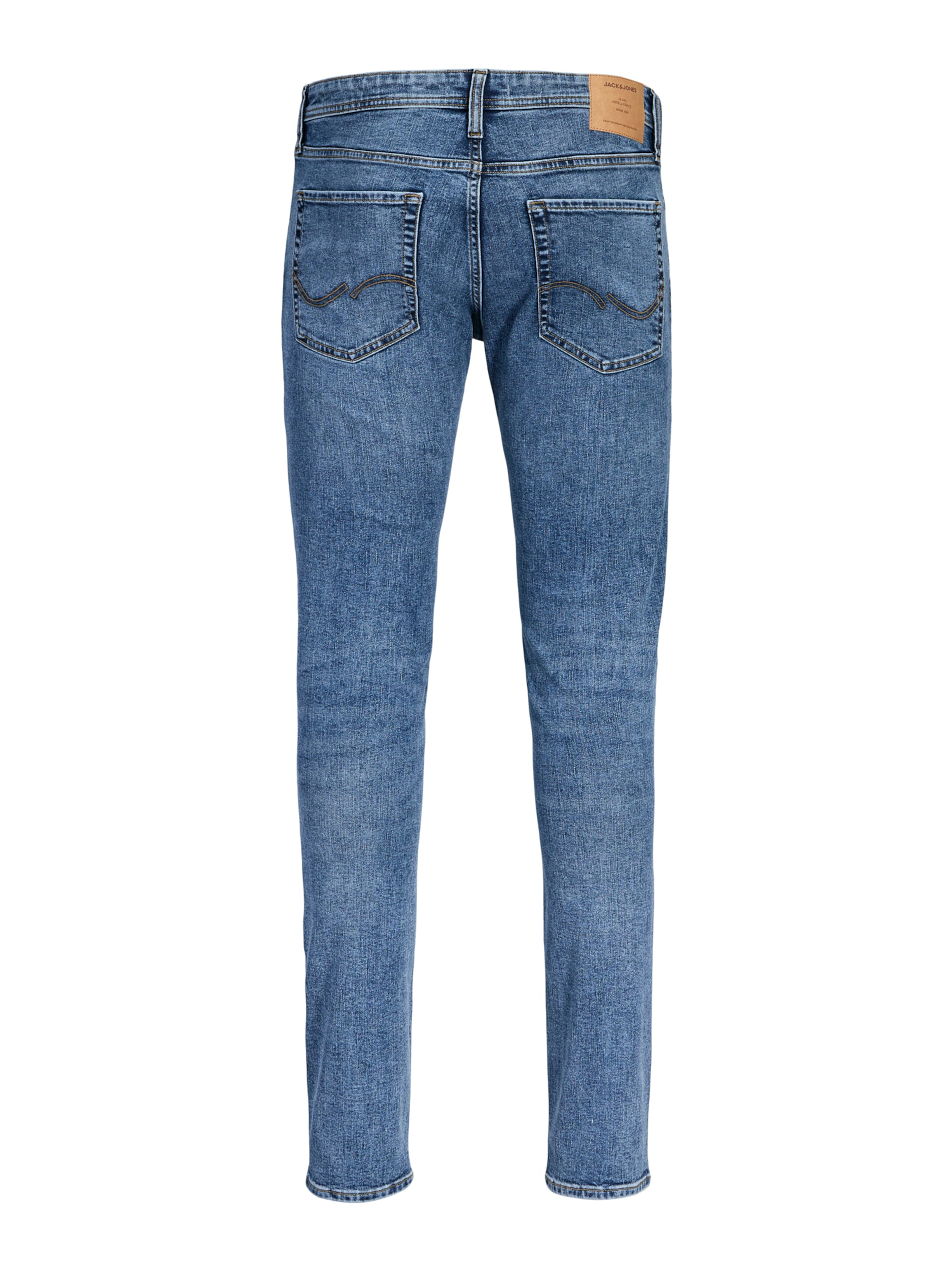 JACK & JONES Slimfit Jeans 'JJIGLENN JJORIGINAL' i blå