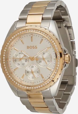 BOSS Black - Reloj analógico 'Atea' en plata: frente