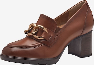 Escarpins Tamaris en marron : devant