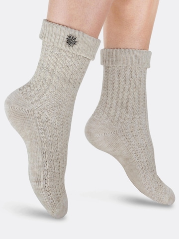 normani - Calcetines tradicionales en beige