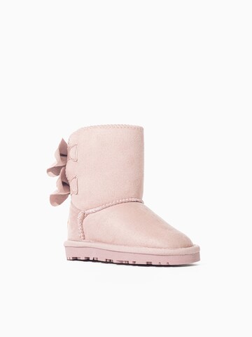 Island Boot Laarzen 'BOWINE' in Roze: voorkant
