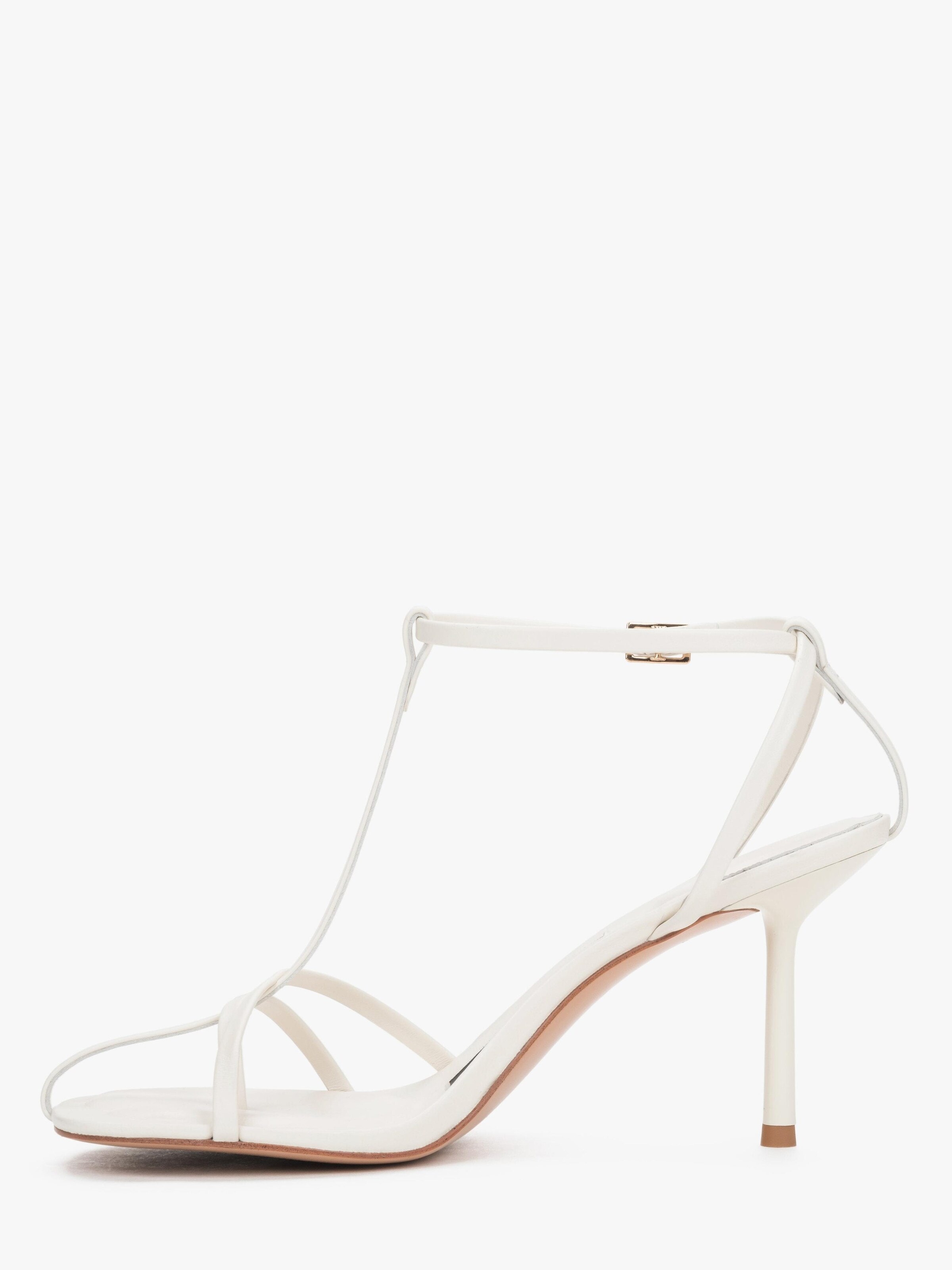 Estro Sandal i beige: framsida