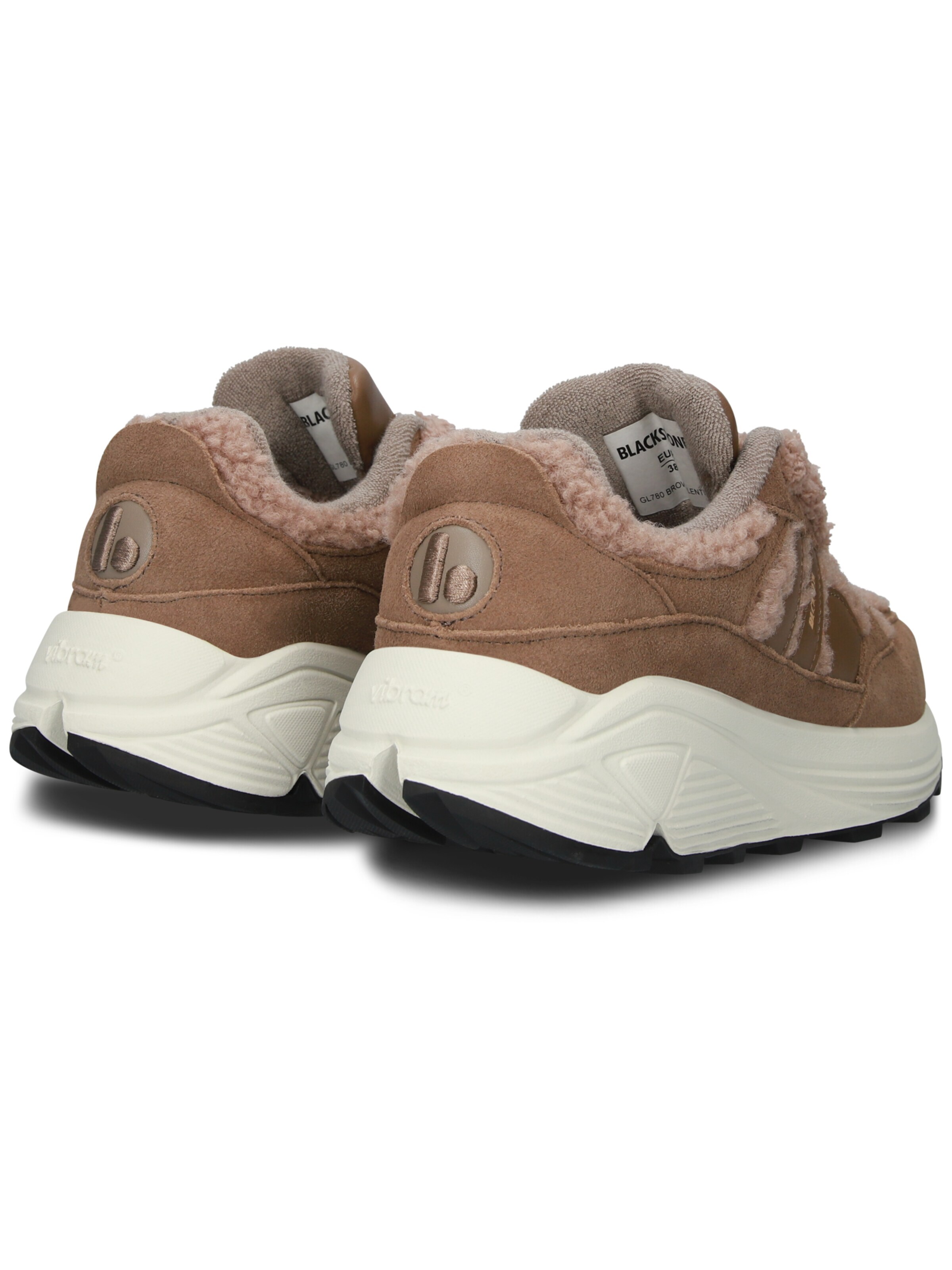 BLACKSTONE Platform trainers 'V-RILEY' in Brown