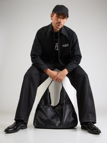 Comfort Fit Cămașă 'Ebolt' de la HUGO pe negru