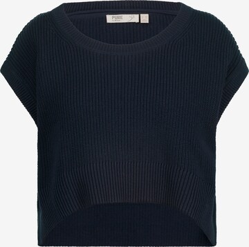 Ulla Popken Pullover  (GOTS) in Blau: predná strana