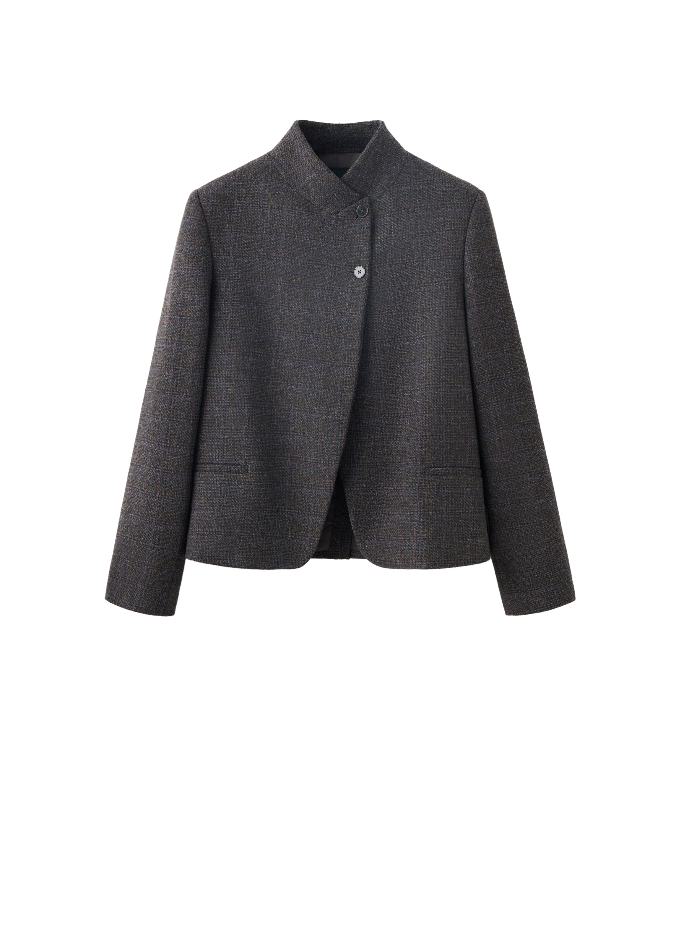 MANGO Blazer 'LEITA' in Grau: Vorderseite