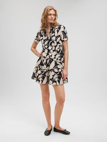 Mavi Blusenkleid in Beige: Vorderseite