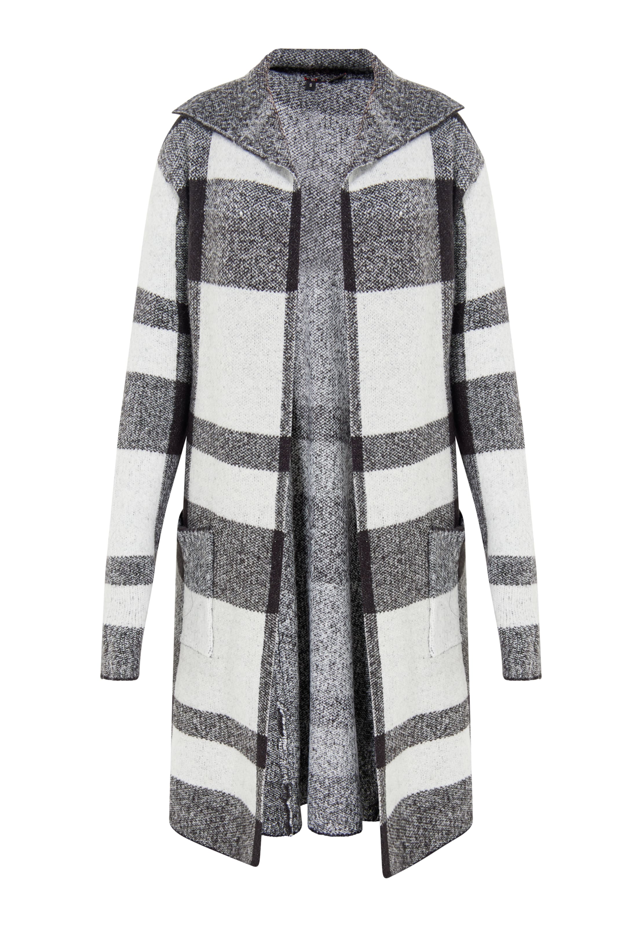 myMo ROCKS Kardigán '' - Sivá: predná strana