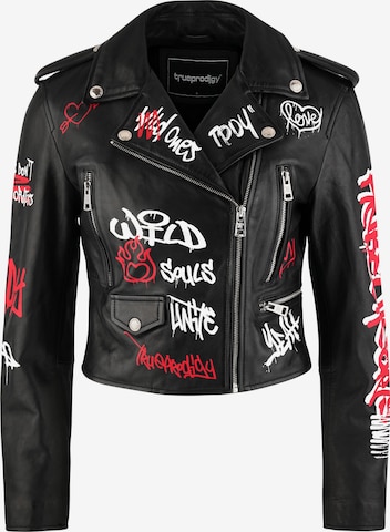 trueprodigy Välikausitakki ' Noka ' värissä musta: etupuoli