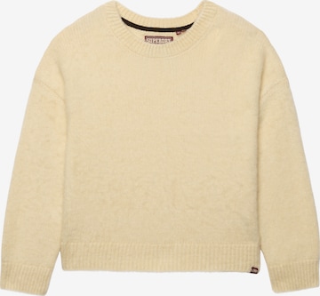 Superdry & Co Oversized Sweater in Yellow: front
