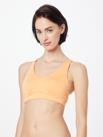 UNDER ARMOUR - Bustier Sujetador deportivo en naranja: frente