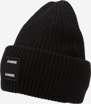 Samsøe Samsøe Beanie in Black: front