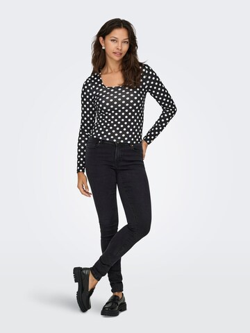 ONLY Skinny Jeans 'ONLShape' i sort