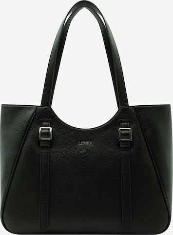 Plase de cumpărături 'Panja' de la L.CREDI pe negru: față