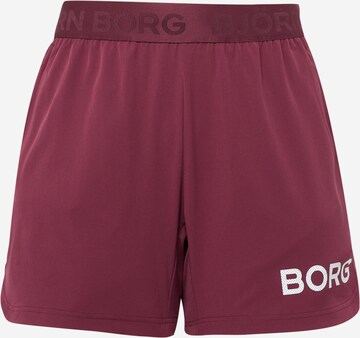 BJÖRN BORG Sportshorts in Lila: predná strana