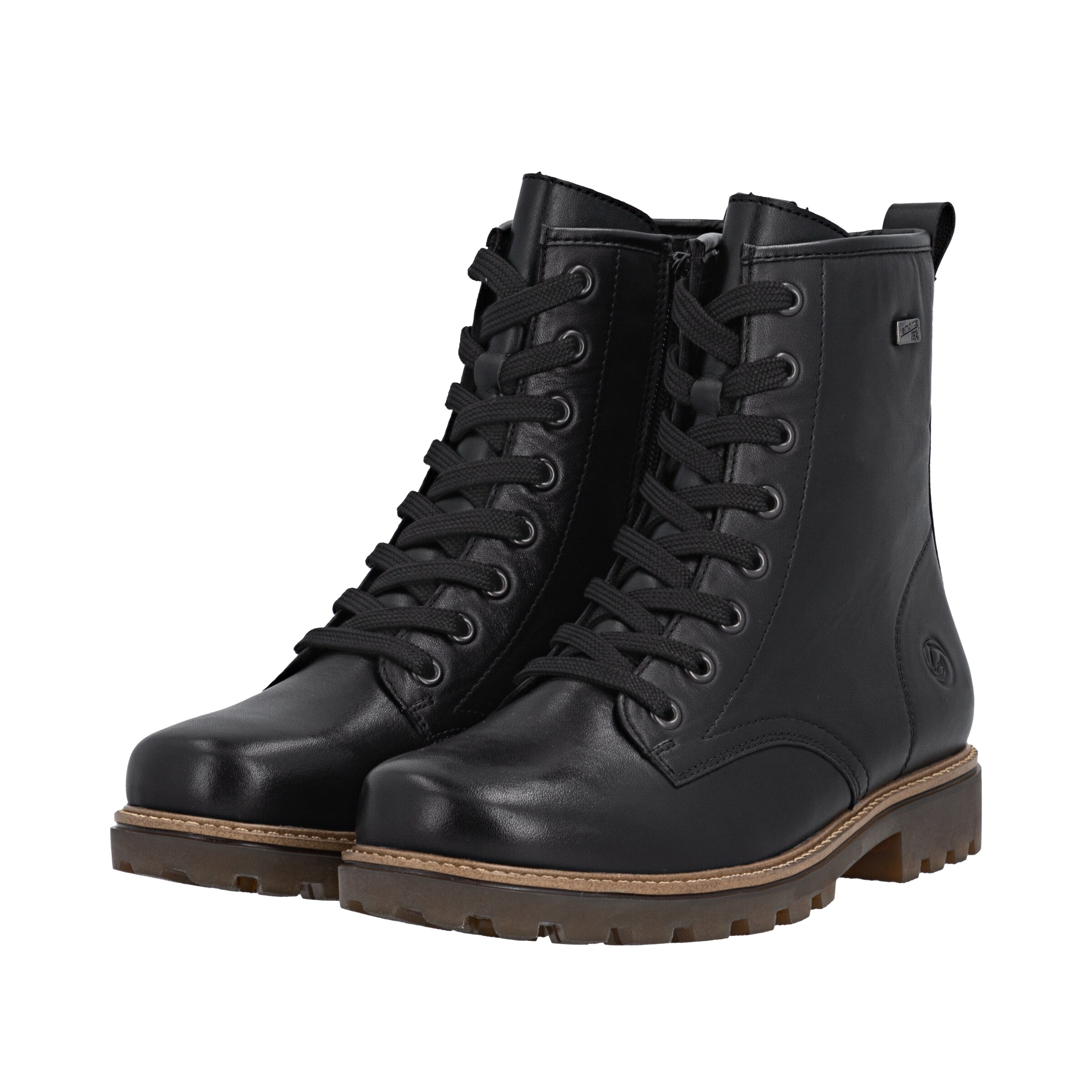Bottines à lacets REMONTE en noir