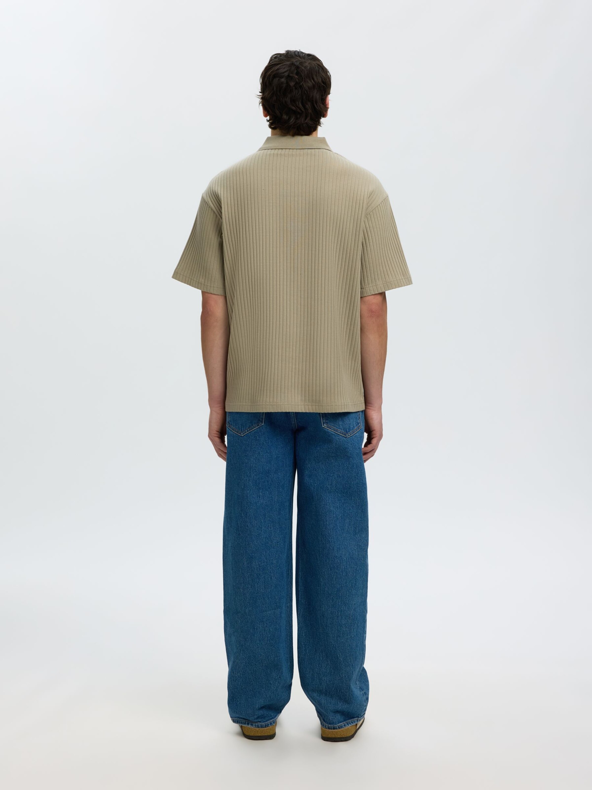 T-Shirt SELECTED en vert