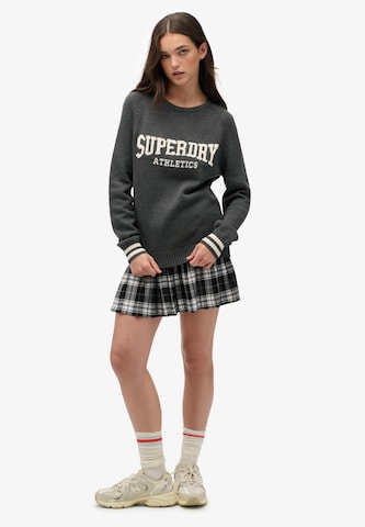 Pull-over 'Slouchy Intarsia' Superdry en vert