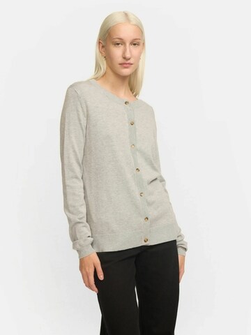Soft Rebels Gebreid vest 'Marla' in Grijs: voorkant