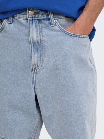 Loosefit Jean 'ONSFade' Only & Sons en bleu