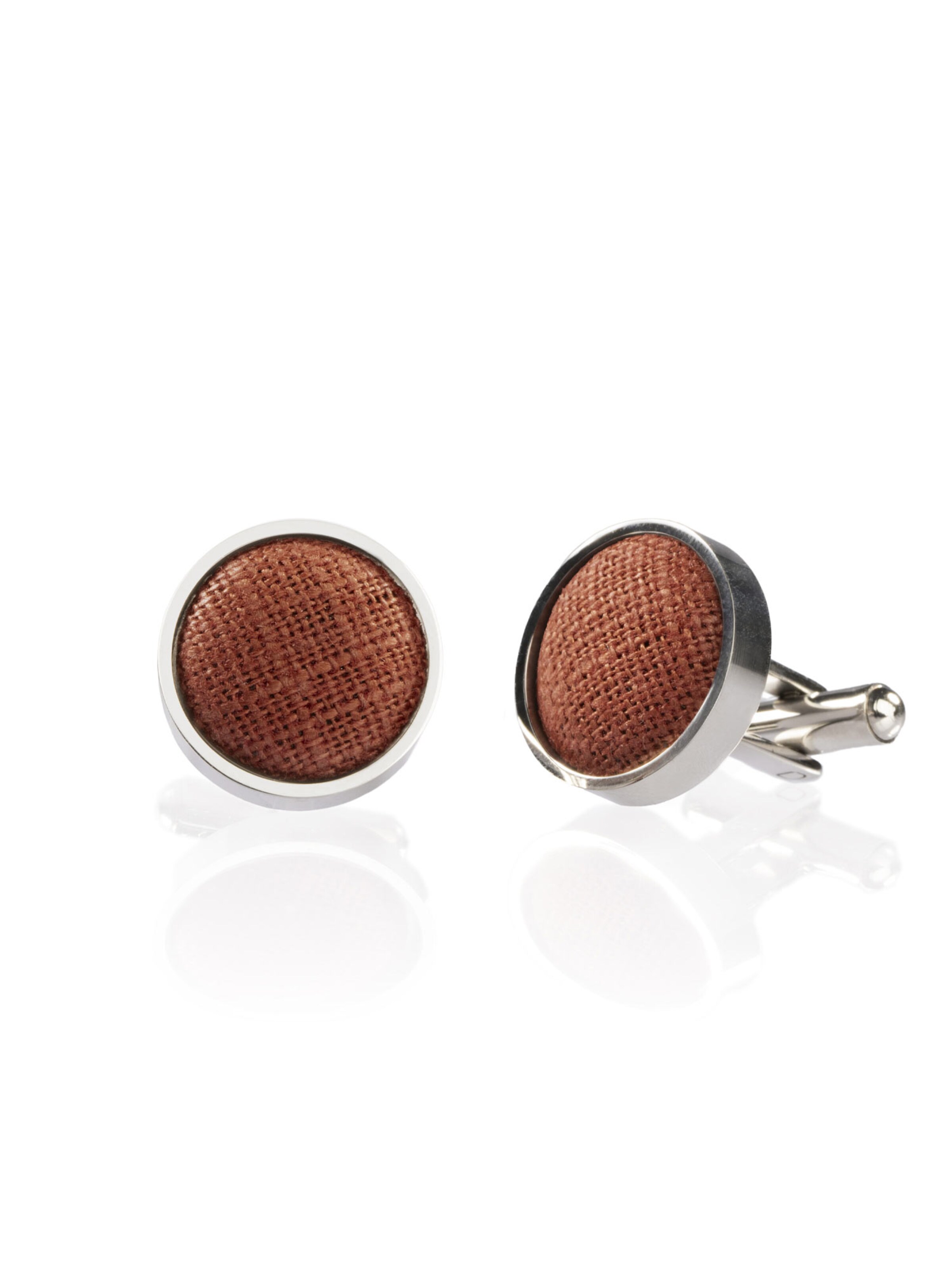 FAFIGO Cufflinks 'Nonno Orlando' in Brown: front